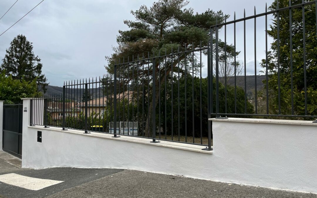 Clôture à Rochetaillée sur Saône – (69) – 2
