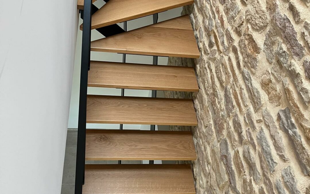 Escalier bois et métal à Mâcon (71) – 3