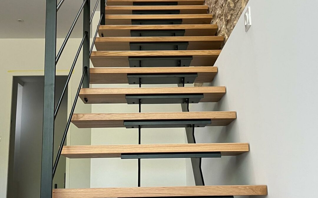 Escalier bois et métal à Mâcon (71) – 4