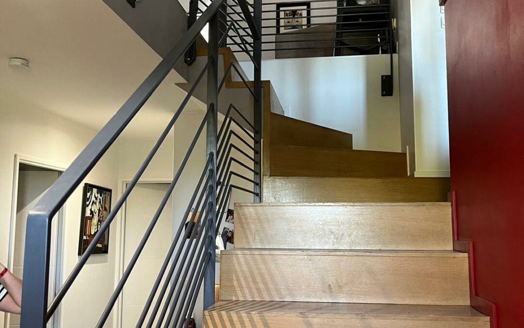 Garde-corps barreaudé à horizontal à – s t genis laval (69) – 4