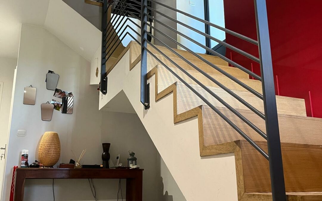 Garde-corps barreaudé à horizontal à – s t genis laval (69) – 2